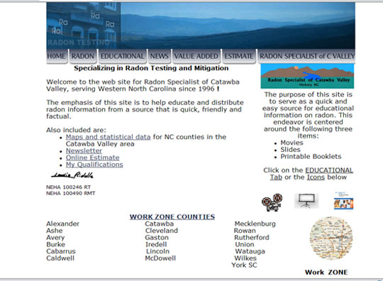 Radon Specialist- Before Radon Specialist- Before