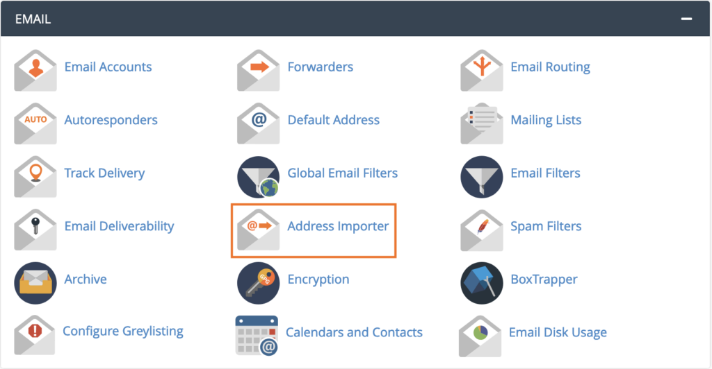 How To Use The CPanel Address Importer Tool