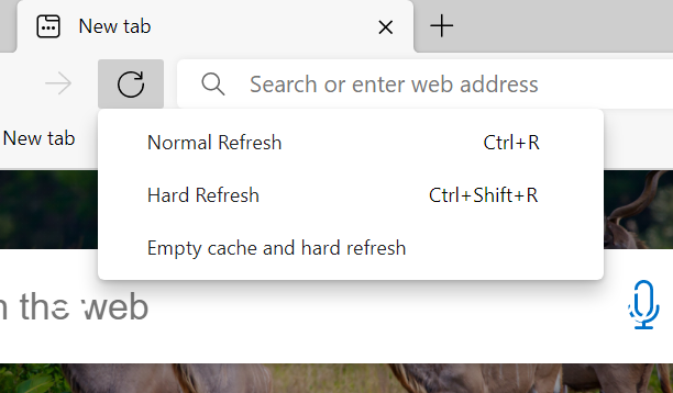 edge browser refresh1