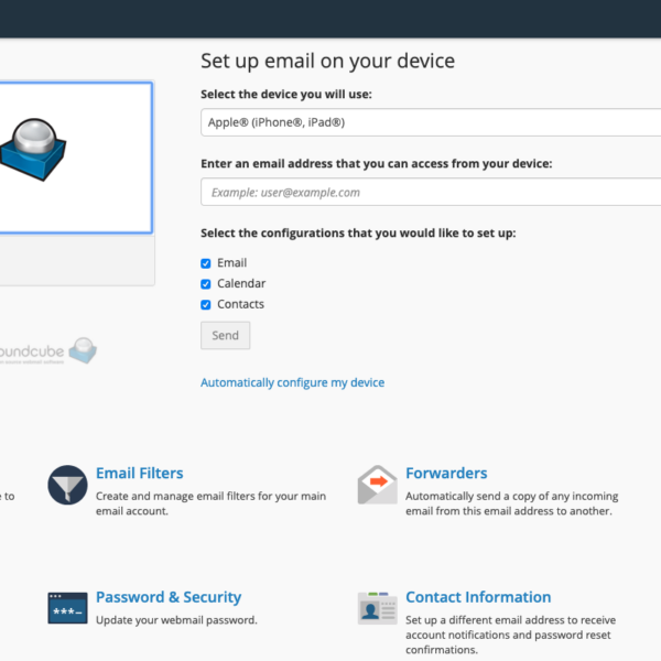 cPanel’s Webmail Overview